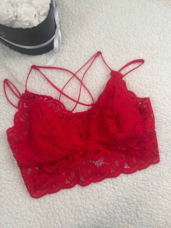 Victoria's Secret Other - NWT Victoria's Secret PINK Red Lace Bralette